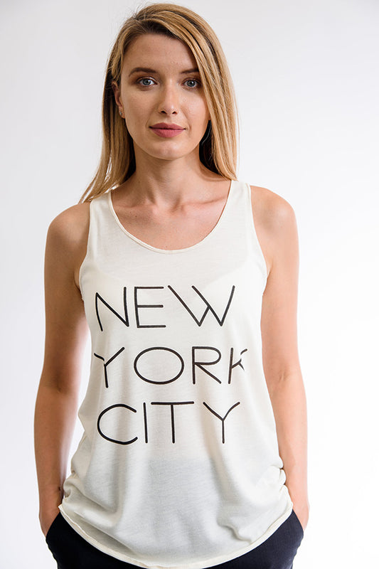 NEW YORK CITY TANK TOP WHITE