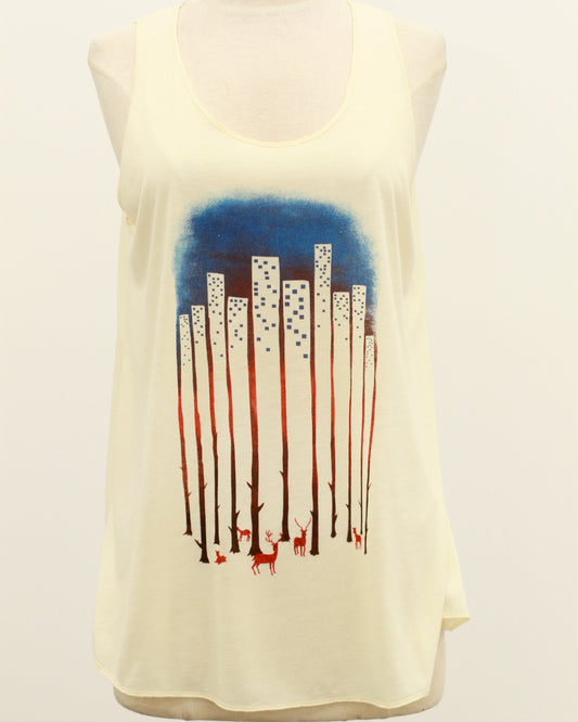 Images of Deers Tank Top White