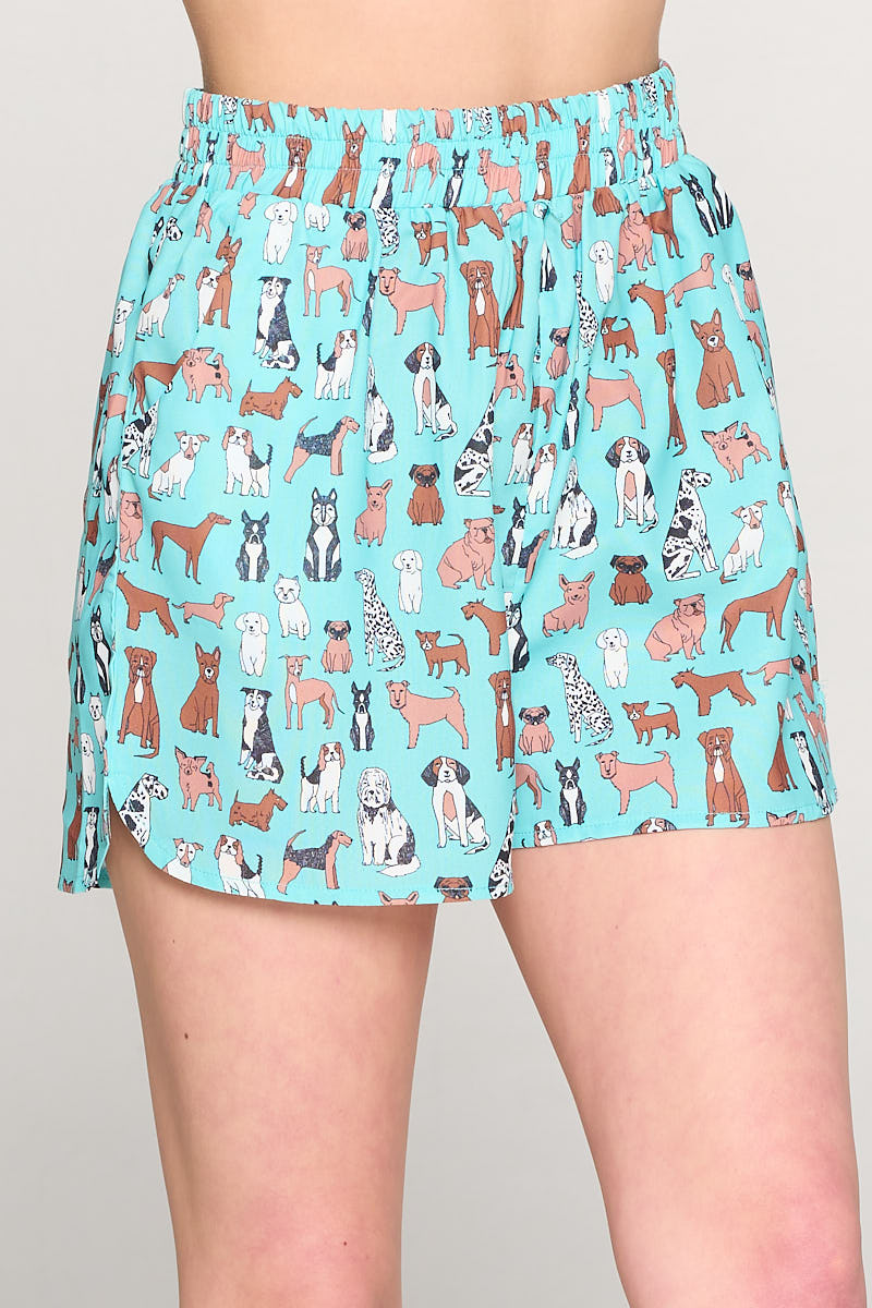 Multi Dog Shorts With Pockets