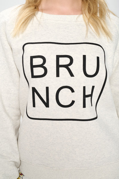 Brunch Print Sweatshirt