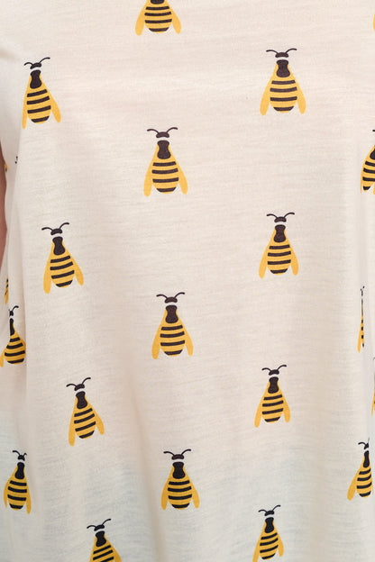 ALL OVER BEE PRINT TANK TOP