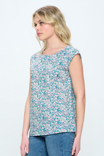 DITSY FLORAL PRINT TOP