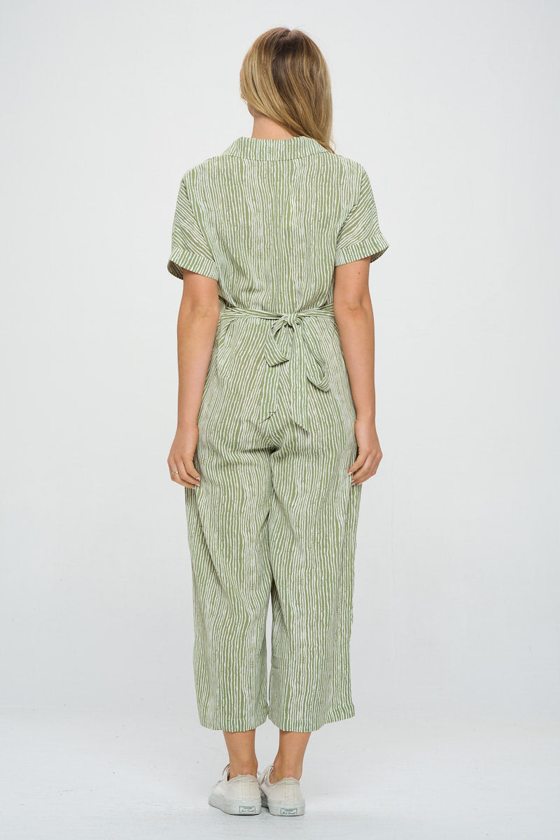STRAIGHT LINES OVERALLS  WITH POCKETS