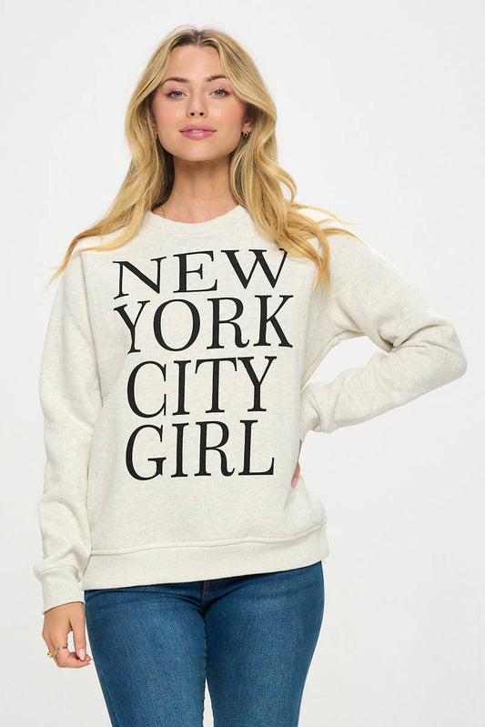 NEW YORK CITY GIRL SWEATSHIRT